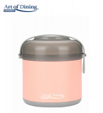 Caserola termica Loca, Art of Dining by Heinner, 600 ml, inox/polipropilena, roz/gri