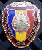 I.311 INSIGNA MILITARA ROMANIA MILITAR DE FRUNTE VARIANTA MICA