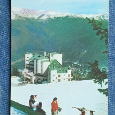 437 - Hotelul Alpin cota 1400 ,din masivul Bucegi/ carte postala RPR circulata
