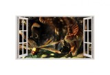 Cumpara ieftin Sticker decorativ cu Dinozauri, 85 cm, 4327ST