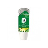 Set 20 pahare biodegradabile, 250 ml