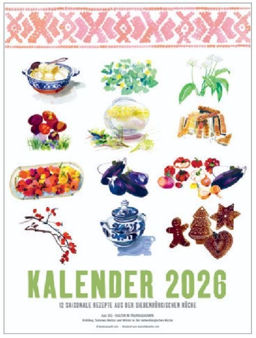 ESS&ndash;KULTUR IN TRANSSILVANIEN - WANDKALENDER 2026