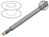 Cablu Electric Neecranat 5G1,5mm2 Cu Litat Gri
