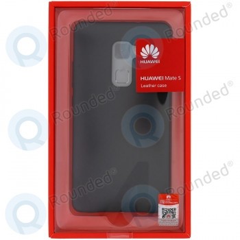 Husa tare din piele pentru Huawei Mate S, neagra foto