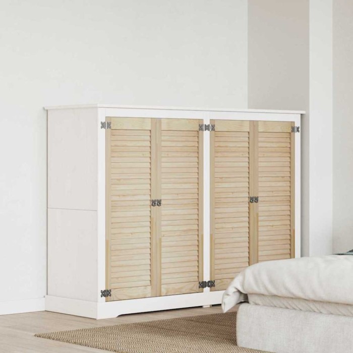 vidaXL Ușă de Dulap cu ușă 4 pcs natural 140.5 x 2.1 x 49.5 cm 3394494