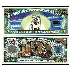 !!! SUA = FANTASY NOTE = NASTEREA PRUNCULUI ISUS - 2003 - UNC