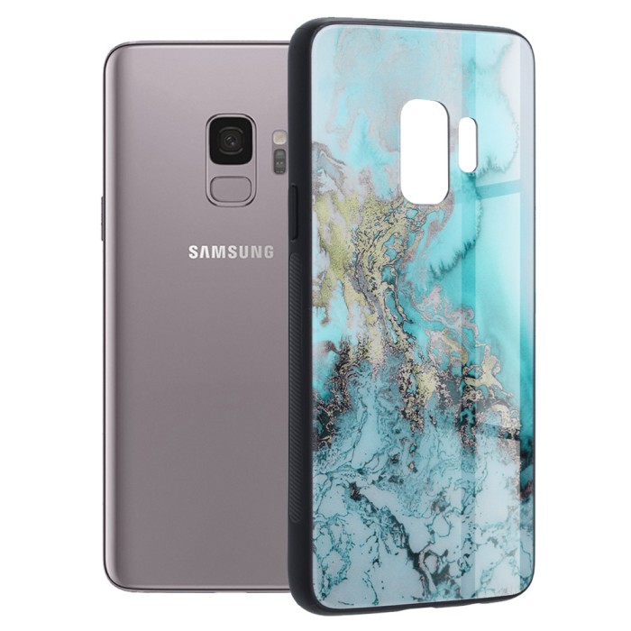 Husa telefon Samsung Galaxy S9 - Techsuit Glaze Series - Blue Ocean