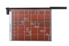 Ghilotina Manuala cu Marcaje A4, B7, B6, A5, B5, Capacitate 12 Coli foto