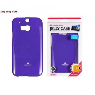 Husa Mercury Jelly HTC One2 M8 Violet Blister foto