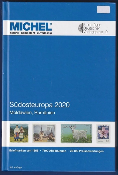 Catalog MICHEL EUROPA 2020 BAND 8 SUDOSTEUROPA ROMANIA SI MOLDOVA