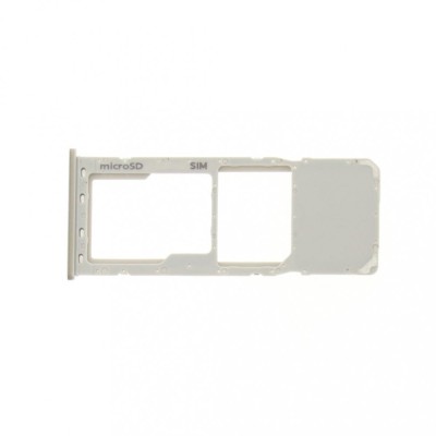 Suport SiM Samsung Galaxy A10, A105, Silver, Single SiM foto