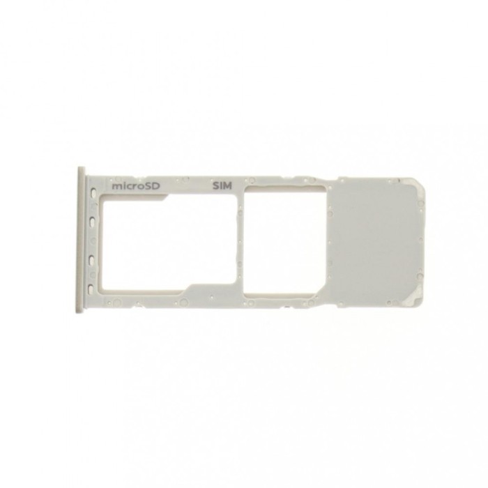 Suport SiM Samsung Galaxy A10, A105, Silver, Single SiM