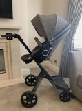 Carucior bebe copii Stokke&reg; Xplory&reg; V5 Black Limited Edition