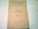 LE CONTENTIEUX ADMINISTRATIF DES TRAVAUX PUBLICS D&#039;APRES LEGISLATION ET LA JURISPRUDENCE ROUMAINES - EMILE BOTIS (CARTE IN LIMBA FRNACEZA)