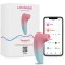 Stimulator Clitoris Lovense Tenera 2 Bluetooth Control, Free App, IPX7, Silicon, Roz/Albastru