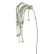Ramură Artificială Decorativă, Flori Albe Suspendate 110cm, Verde