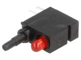 Comutator Apăsare 2 Poz SPDT 0.5A 60VAC Roșu