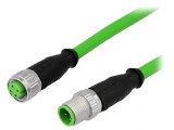 Cablu pentru senzori și automatizări M12-M12 7,5m