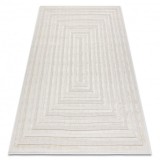 Covor SANTO SISAL 0999 geometric alb, 180x270 cm