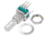 Potențiometru axial vertical 10k&Omega; 6mm mono 1 tură &plusmn;20%