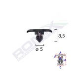 Clips Fixare Protectie Motor Si Usi Pentru Grup Vag- Negru Set 10 Buc 136428 10909-RMX