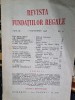 Revista Fundatiilor Regale - Anul III 1 Octombrie 1936 Nr. 10