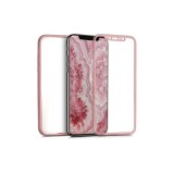 Husa pentru Apple iPhone X/iPhone XS, Silicon, Rose Gold, 42999.31