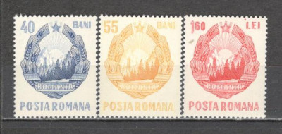 Romania.1967 Stema de stat DR.167 foto