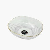 Bol cu un Singur Strat, Cyrax, pentru Fructe, Legume, Snacks, 22.4x9 cm, Transparent