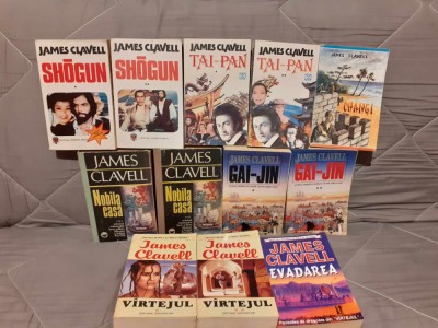 SHOGUN/TAI PAN/CHANGI/NOBILA CASA/GAI JIN/VARTEJUL/EVADAREA-JAMES CLAVELL foto