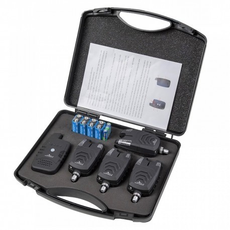 Set 4 avertizori cu statie East Shark 4 culori si geanta protectie