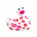 Aparat de masaj Duckie - I Rub My Duckie 2.0 Romance (alb și roz)