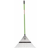 Grebla de gradina pentru frunze, reglabila, cu maner fibra de sticla 150 cm