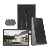 Cumpara ieftin Kit video-interfon, Monitor tactil 7 inch, camera 2K, IR 5m, SDcard, Wi-Fi5, Panou Solar - EZVIZ CS-EP7-3MP-SP