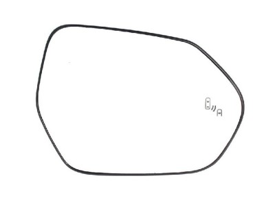 Geam oglinda exterioara TOYOTA COROLLA (E210), 07.2018-; YARIS (XP210), 02.2020-; YARIS CROSS, 09.2021-, partea dreapta, View Max, cu incalzire; stic foto