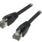 Patch cord S/FTP Cat 8.1 Cu LSZH Negru 1m