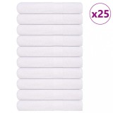 VidaXL Prosoape pentru saună 25 buc alb 80x200 cm 360 g/m&sup2; 100% bumbac