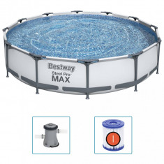 Set de piscină Steel Pro MAX, 366 x 76 cm