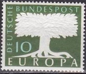 B1234 - Germania RF 1958 - Europa 1v.cu filigran,neuzat,perfecta stare foto