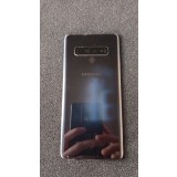 Capac Original Samsung Galaxy S10+ cu Geam Camera (SH) NEGRU