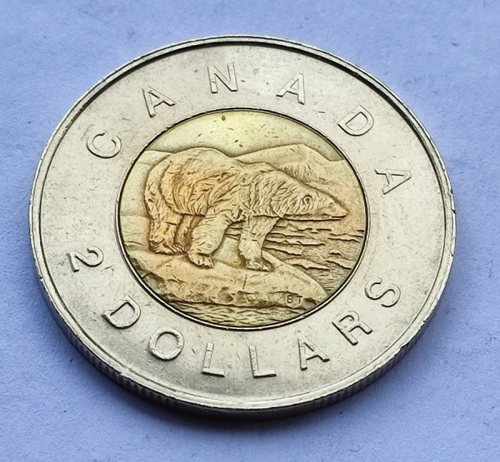 75. Moneda Canada 2 dollars 1996