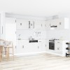 Dulap de bucătărie cu ușă Kalmar 2 pcs Alb 80 x 46 x 81.5 cm