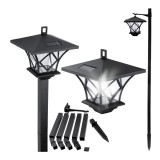 Lampă solară LED de grădină, 155cm &icirc;nălțime, ARTIS 6000K