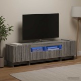 Cumpara ieftin Dulap TV LED cu 5 piese Sonoma gri Lemn prelucrat