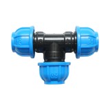 Teu compresiune egal 20x20x20 mm PN16 pentru instalatii de irigatii