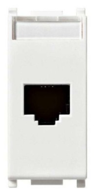 Vimar 14338 adaptor, RJ45, 10A, 235V, alb ProAdvanced PowerfulTools foto