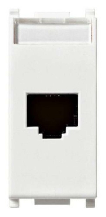 Vimar 14338 adaptor, RJ45, 10A, 235V, alb ProAdvanced PowerfulTools