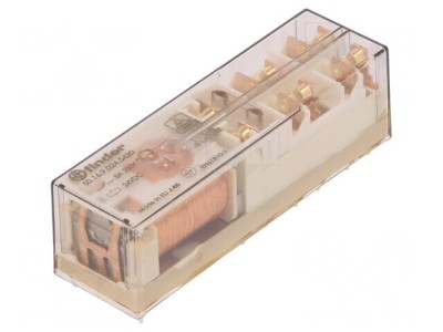 Releu Electromagnetic 24VDC SPST-NO x4 SPST-NC x2 foto