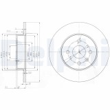 DELPHI BG3885C Disc frana