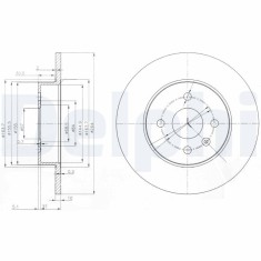 DELPHI BG3885C Disc frana